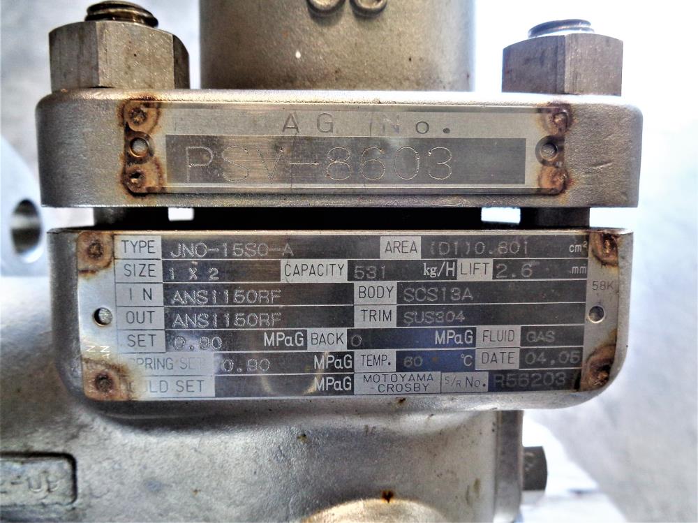 Crosby relief valve dimensions