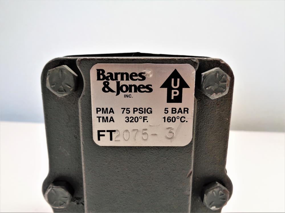 Barnes Jones 3 4 Npt Steam Trap Ft2075 3