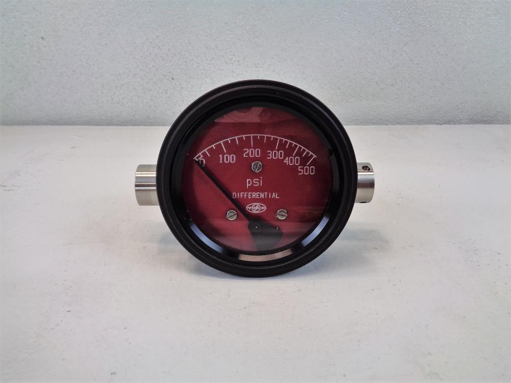 Orange Research 0 - 500 PSID Differential Pressure Gauge 1303-P98588-2