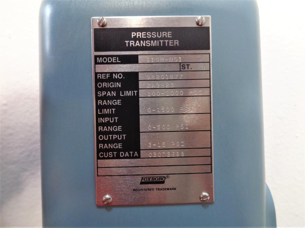 Foxboro Pressure Transmitter 11GM-DS1