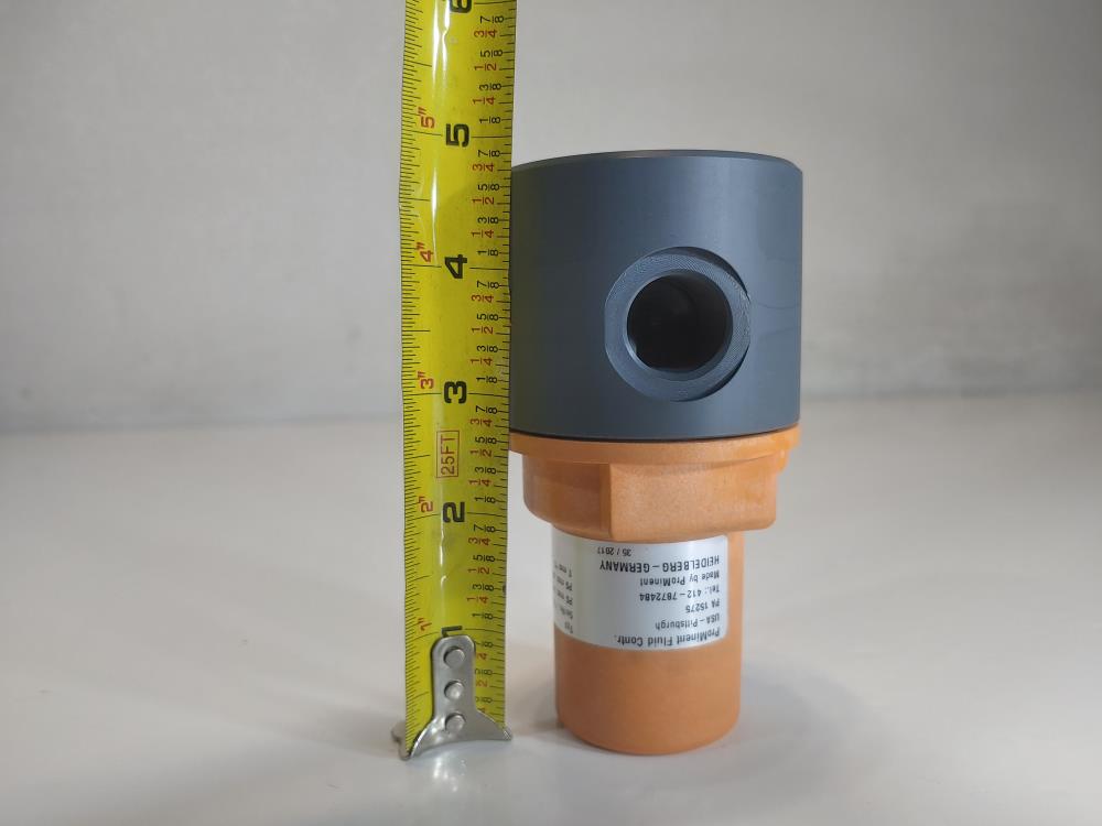 ProMinent 1/2" NPT Pressure Relief Valve, PVC, Type BPV-DM, 1006850