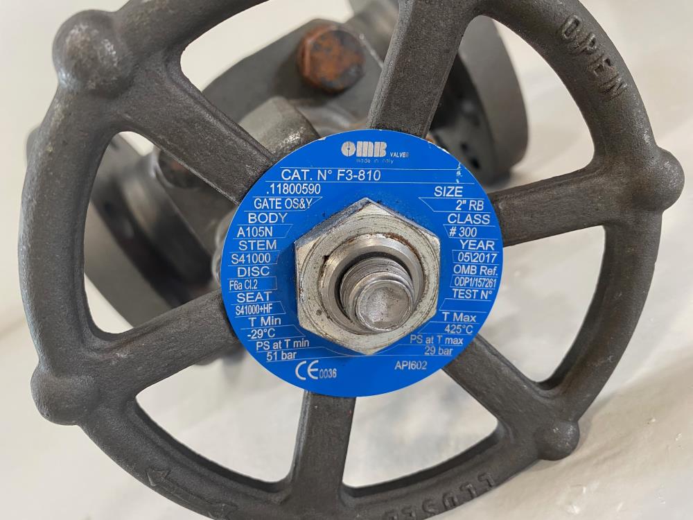 Omb 2 Rb 300 A105n Gate Valve F3 810