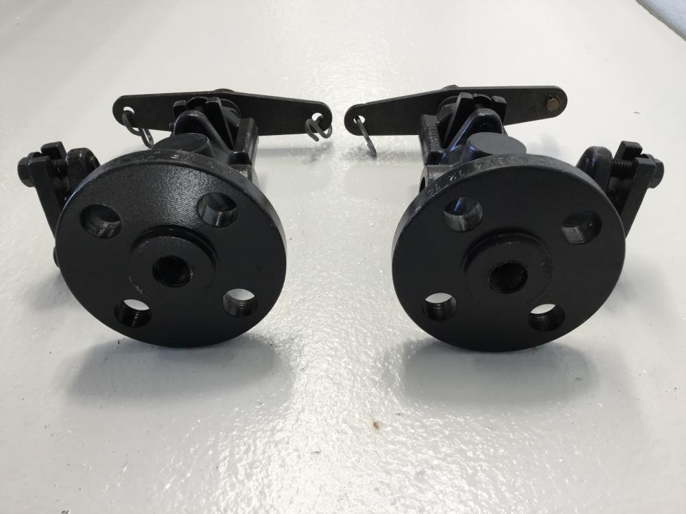 Pair of Clark Reliance 3/4” RF Flanged 600# A105 Gagecock Valves SG860 FX