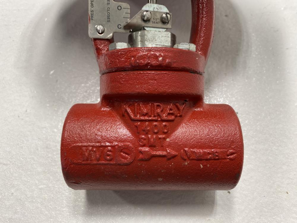 Kimray 1" NPT Stem-Guided Non-Balanced High Pressure Control Valve 1400 SMT PO