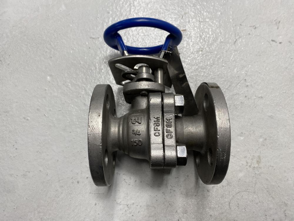 TY 3/4" 150# CF8M 2-Piece Ball Valve