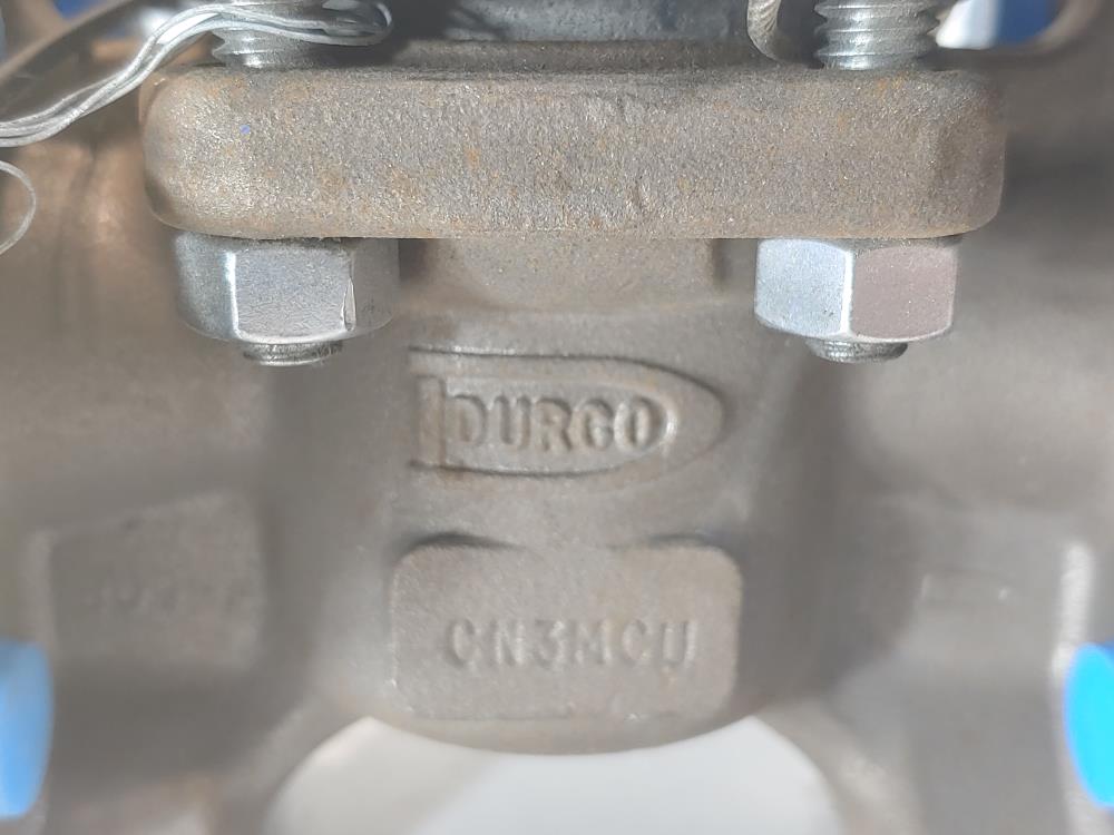 Durco 3/4" 150# CN3MCu Plug Valve G411