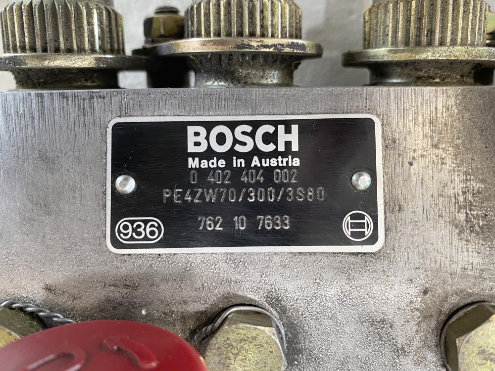 Bosch Diesel Fuel Injection Pump PE4ZW70/300/3S80