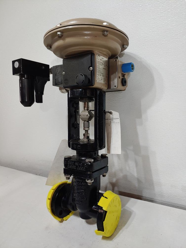 SAMSON 1" 150# Lined Control Valve Model 3277 w/3730-3 HART Capable Positioner