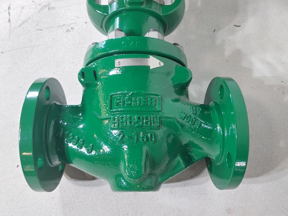 Fisher 2" 150# Actuated Control Valve Type 657 w/ Fieldvue Positioner DVC6200