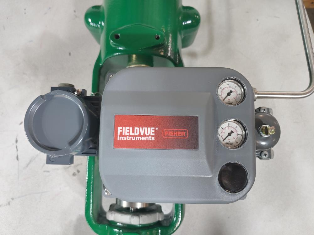 Fisher 2" 150# Actuated Control Valve Type 657 w/ Fieldvue Positioner DVC6200