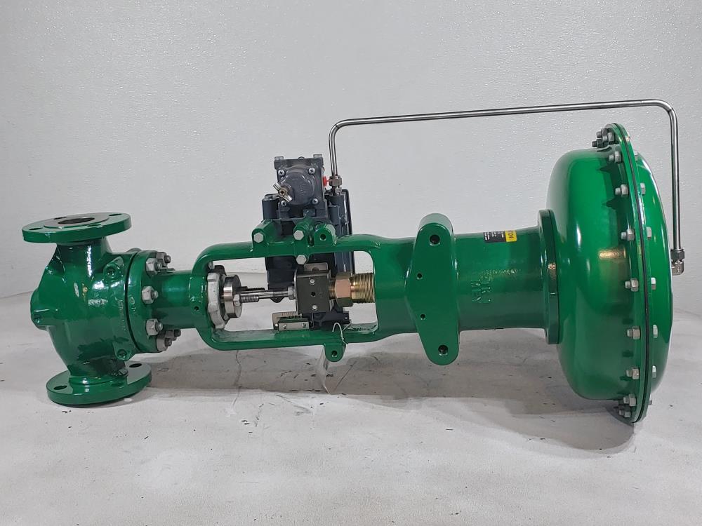 Fisher 2" 150# Actuated Control Valve Type 657 w/ Fieldvue Positioner DVC6200