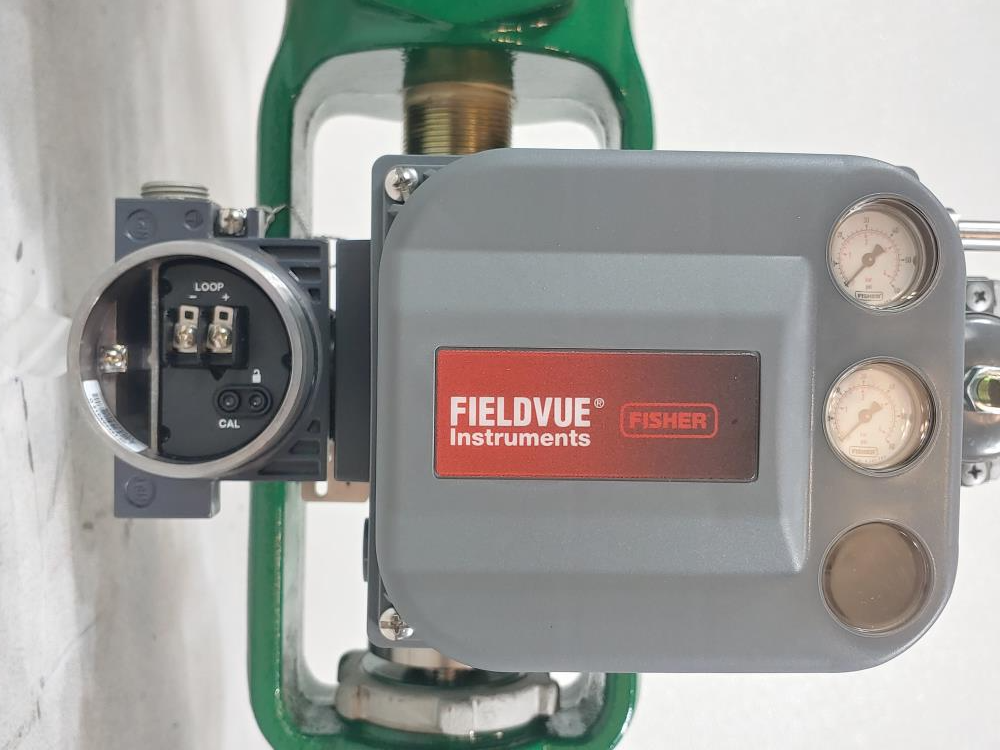 Fisher 2" 150# Actuated Control Valve Type 657 w/ Fieldvue Positioner DVC6200