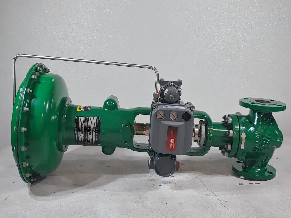 Fisher 2" 150# Actuated Control Valve Type 657 w/ Fieldvue Positioner DVC6200