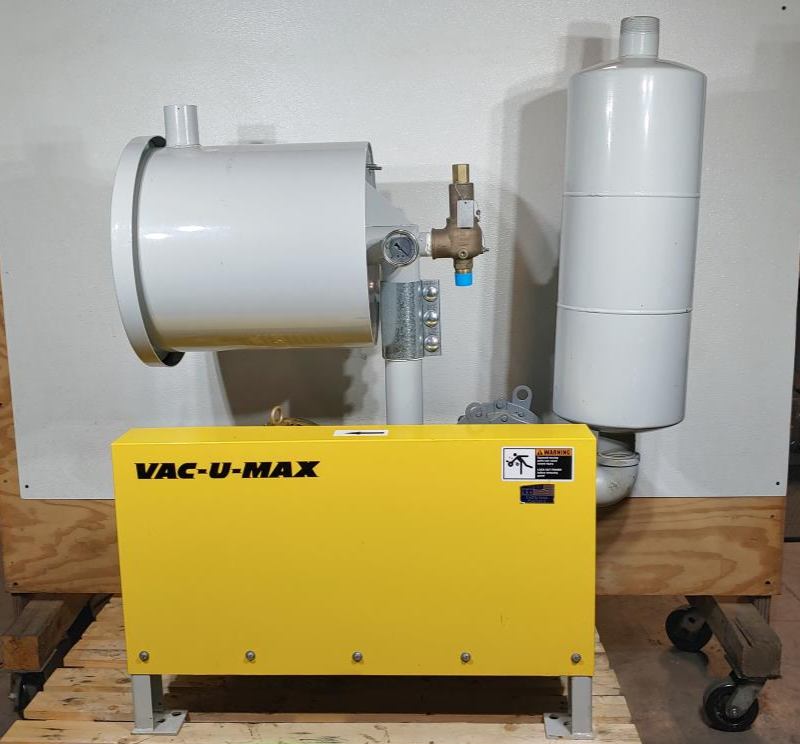 VAC-U-MAX Positive Displacement Vacuum Pump w/Rotary Lobe Blower & 7.5HP Motor 