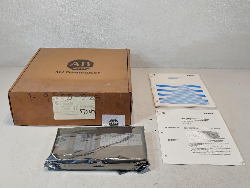 Allen Bradley 1771-NIV A High Resolution Isolated Analog I/O Module