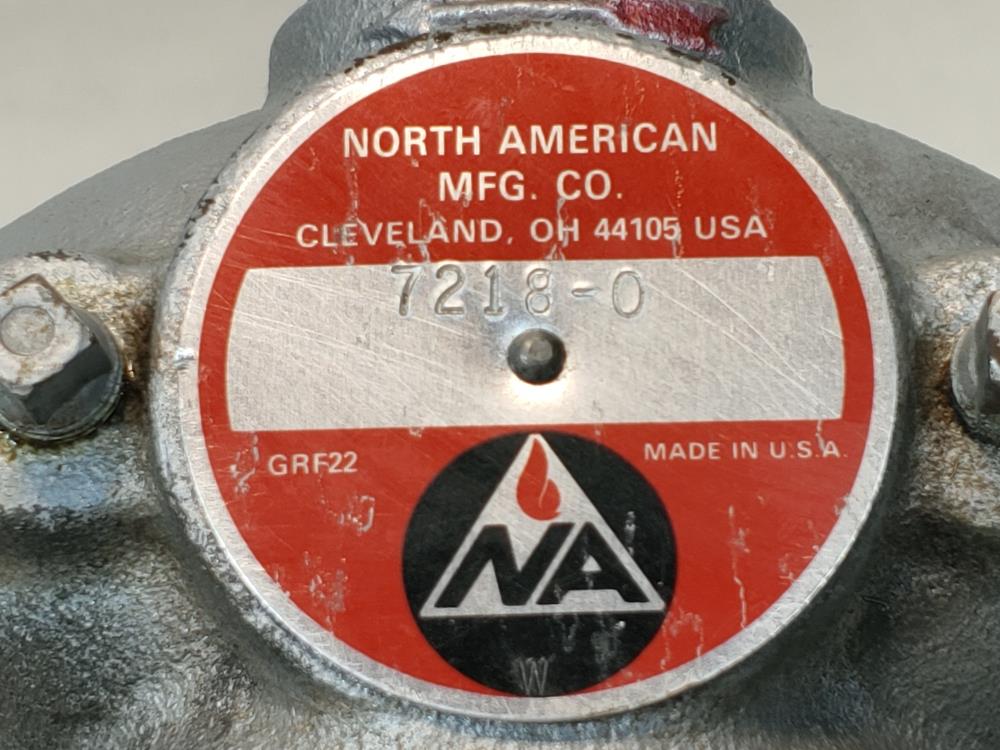 North American 7218-0 Regulator Valve 