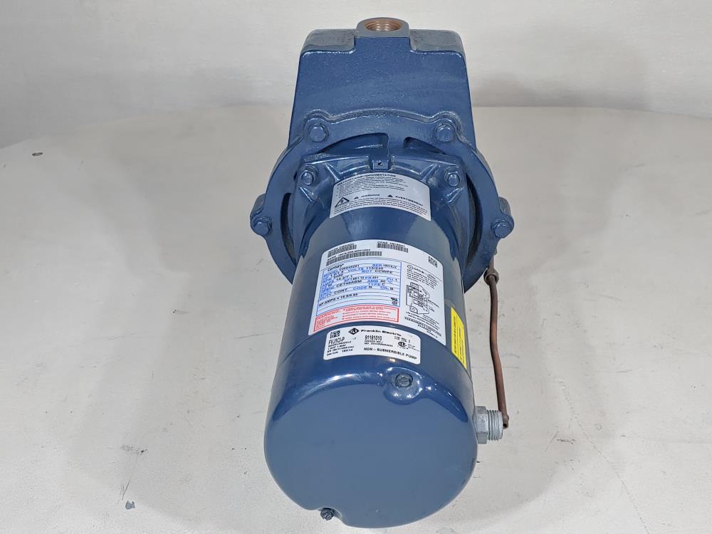 Franklin Electric Shallow Well VersaJet Series Jet Pump FVJ1CI-P w/ Motor 1.0 HP