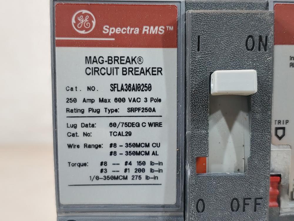 General Electric MAG-Break Circuit Breaker SFLA36AI0250