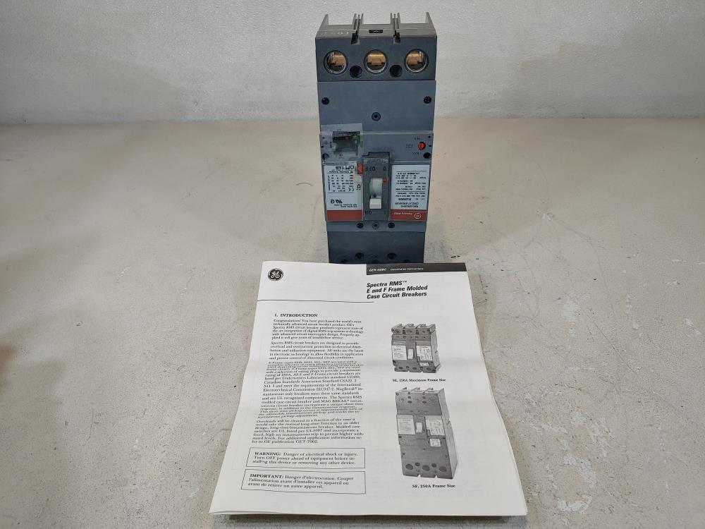 General Electric MAG-Break Circuit Breaker SFLA36AI0250