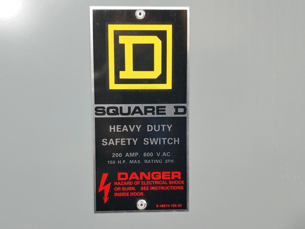 Square D Heavy Duty Safety Switch HU364 Series E01