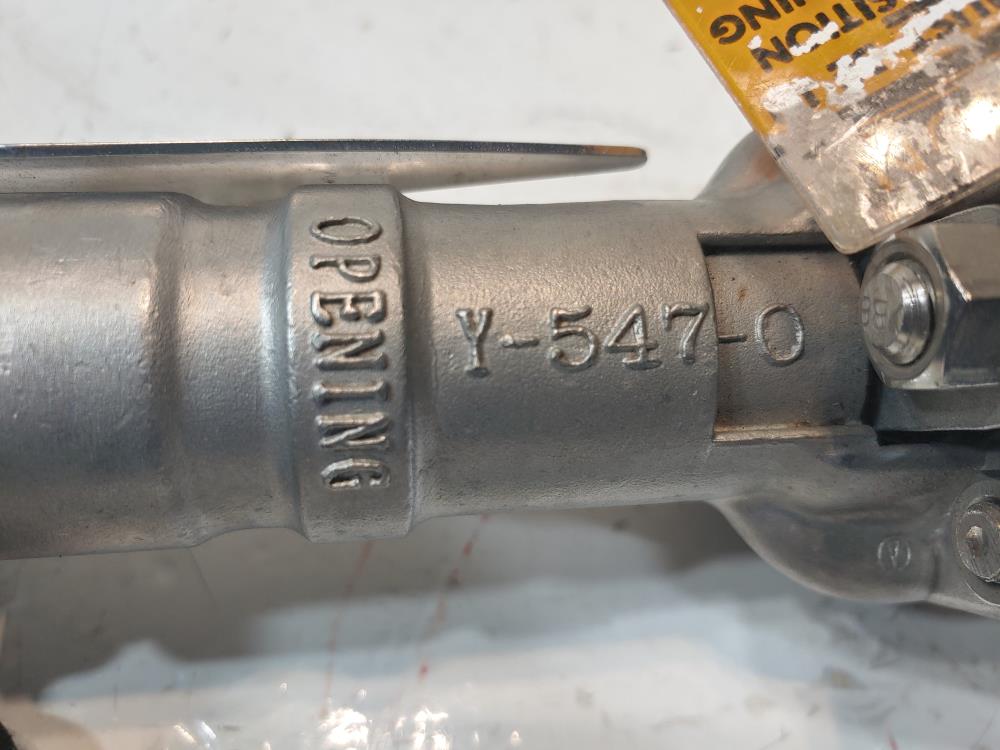 Strahman 1/2" F x 3/4" M Stainless Steel Sampling Valve SV-700-G (Y-547-0)