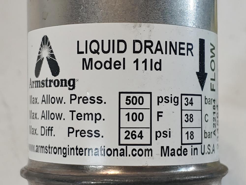 Armstrong 11LD Liquid Drainer, 3/4" NPT