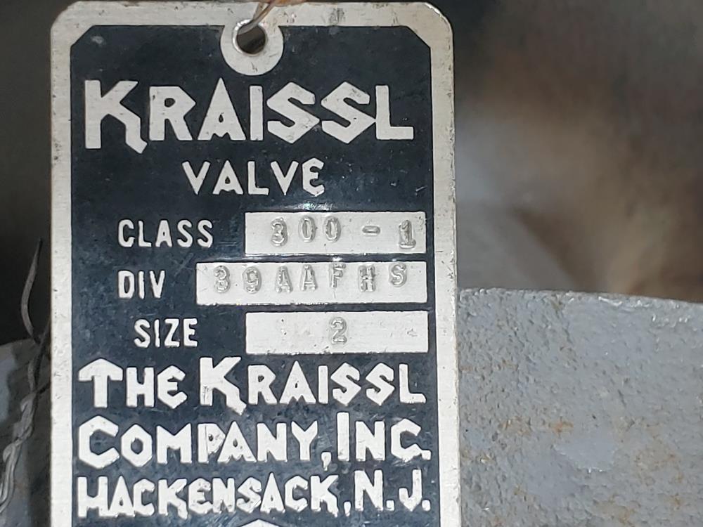 KRAISSL 2" 300# 6-Way Transfer Valve Model# 72-39AAFHS-300-1