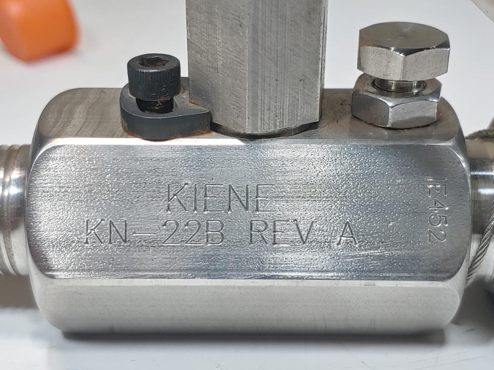 Kiene 1/2" NPT Indicator Needle Valve KN-22B