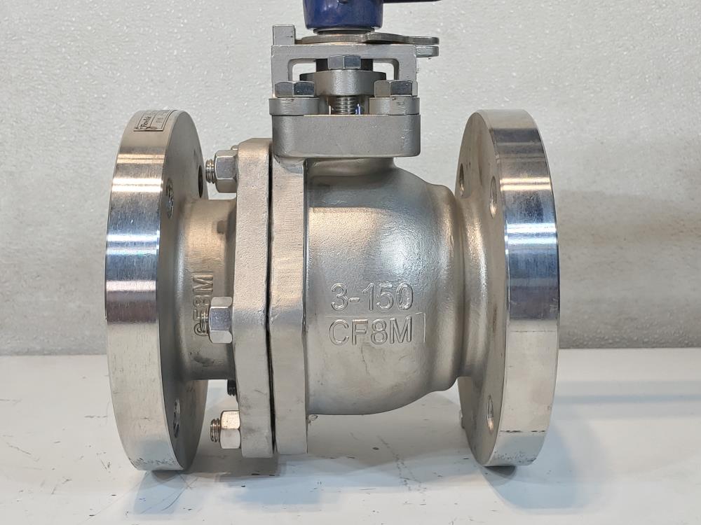 Flow-Tek F15 CF8M 3" 150# 2-pc Ball Valve