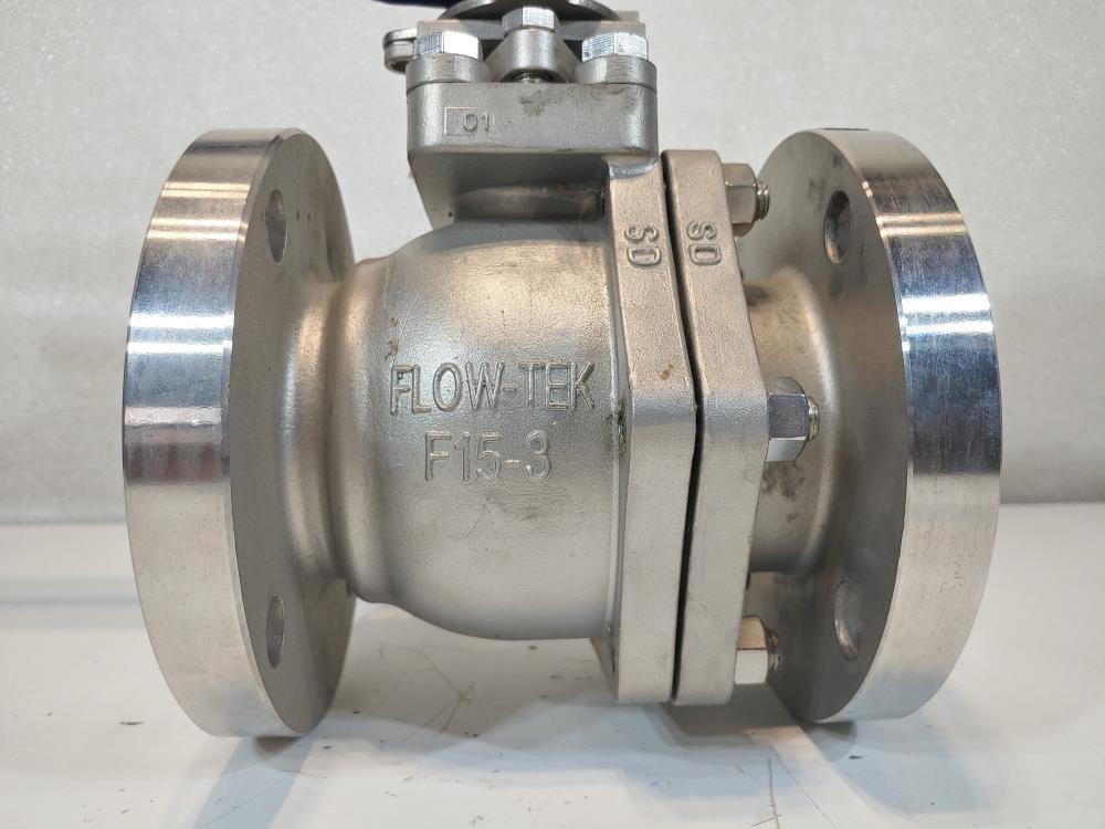 Flow-Tek F15 CF8M 3" 150# 2-pc Ball Valve