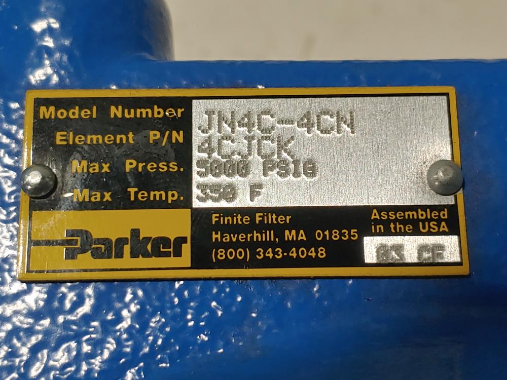 Parker Finite J-Series High Pressure Compressed Air & Gas Filter JN4C-4CN