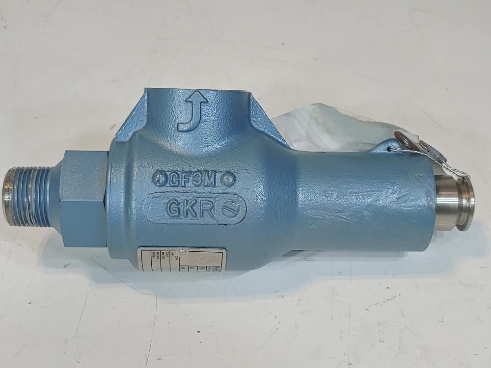 Mercer 3/4" NPT 150# CF3M Relief Valve 91-12D71T07L1