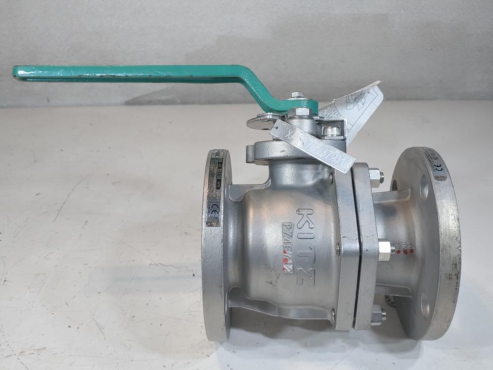 Kitz 2" 150# Flanged CF8M 2-Piece Full Port Ball Valve Fig# 150UTDZM