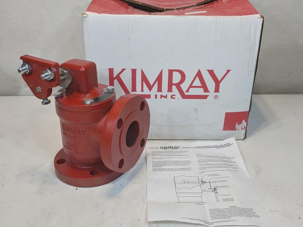 Kimray CBB 225 FOA-D Mechanical O/W Liquid Dump Valve 2" 150#