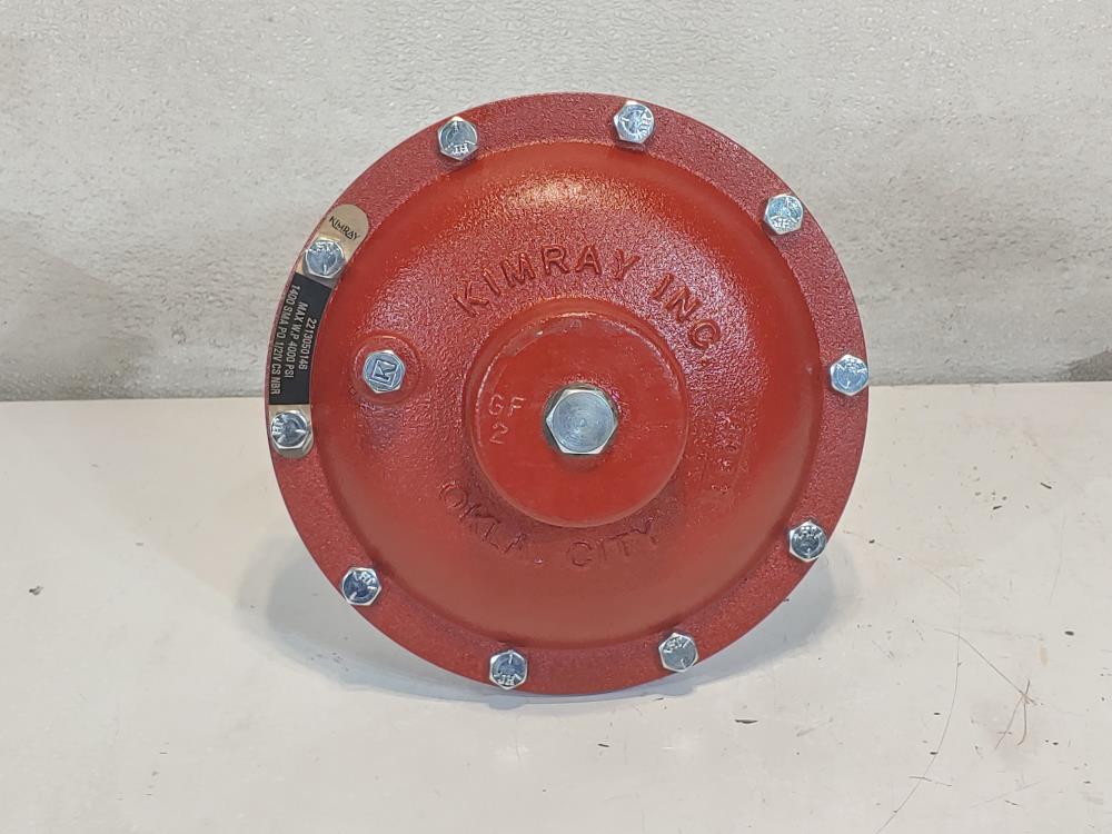 Kimray 1" Stem Guided Pressure Control Valve 1400 SMA P0 1/2IV