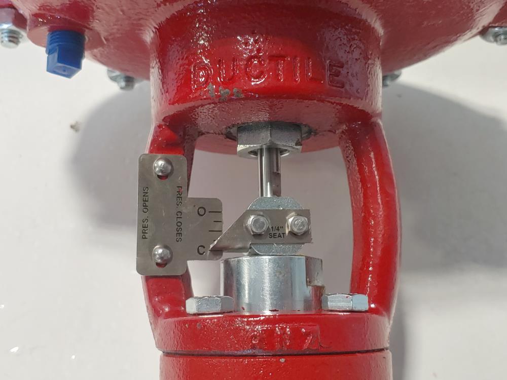 Kimray 1" Stem-Guided High Pressure Control Valve 1400 SMT PO 1/4IV 