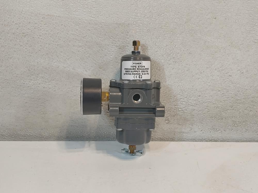 Fisher 67CFR Pressure Regulator 250 PSI, Spring Range: 0-20 PS