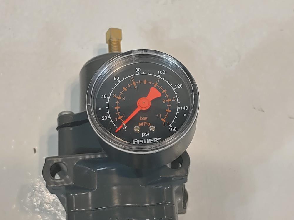 Fisher 67CFR Pressure Regulator, 250 PSI Spring Range: 0-125 PSI