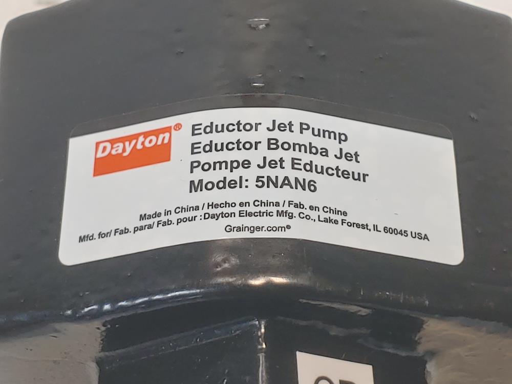 Dayton 2"X1-1/2" 5NAN6 Eductor Jet Pump