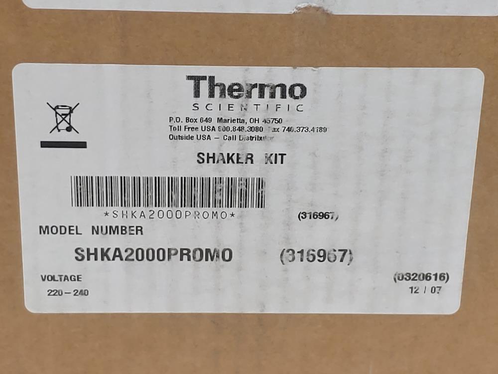 Thermo Scientific MAX Q 2000 Shaker Model: SHKA2000PR0M0