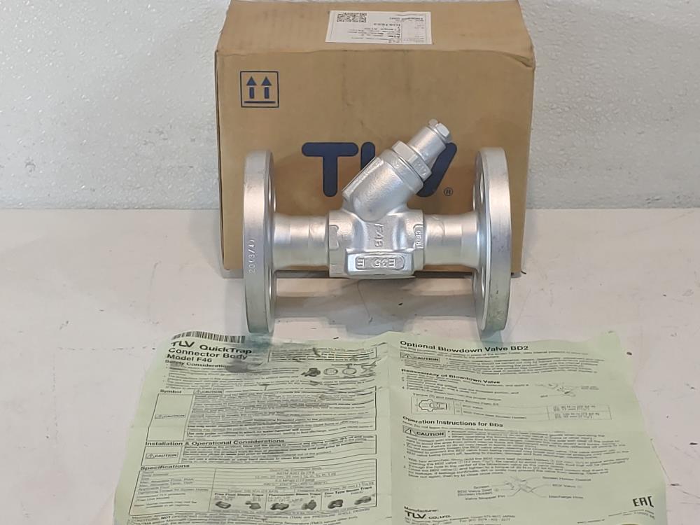 TLV 3/4" NPT F46 QuickTrap Connector Body w/ Blow Down Valve