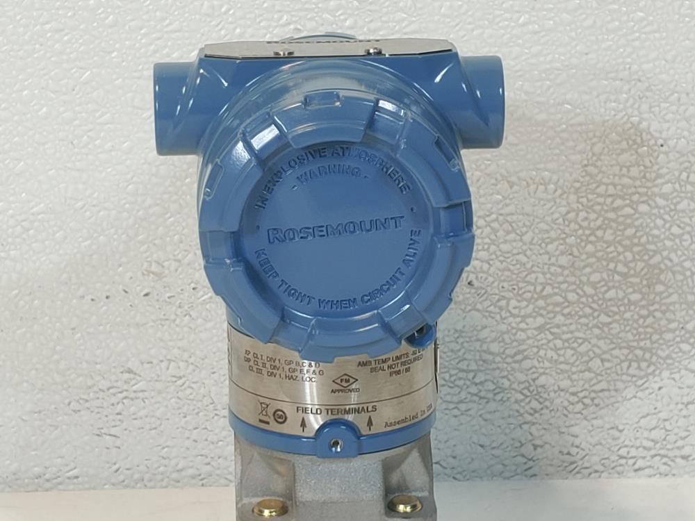 Rosemount 3051 Pressure Transmitter Model#: 3051CD1A22A1AE5M5