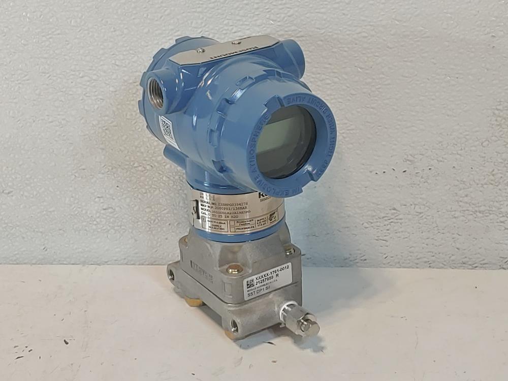 Rosemount 3051 Pressure Transmitter Model#: 3051CD1A22A1AE5M5