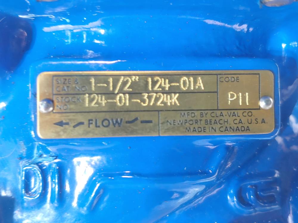 CLA-VAL 1-1/2"  124-01A  Float Valve 