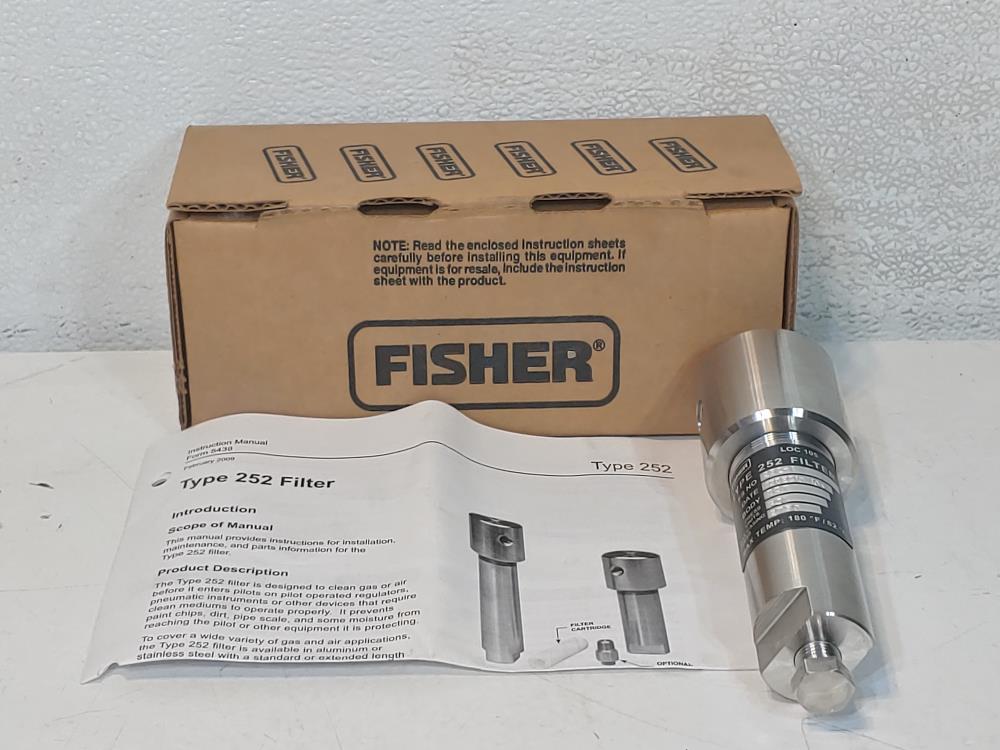 Fisher Type 252-1 Pilot Supply Filter