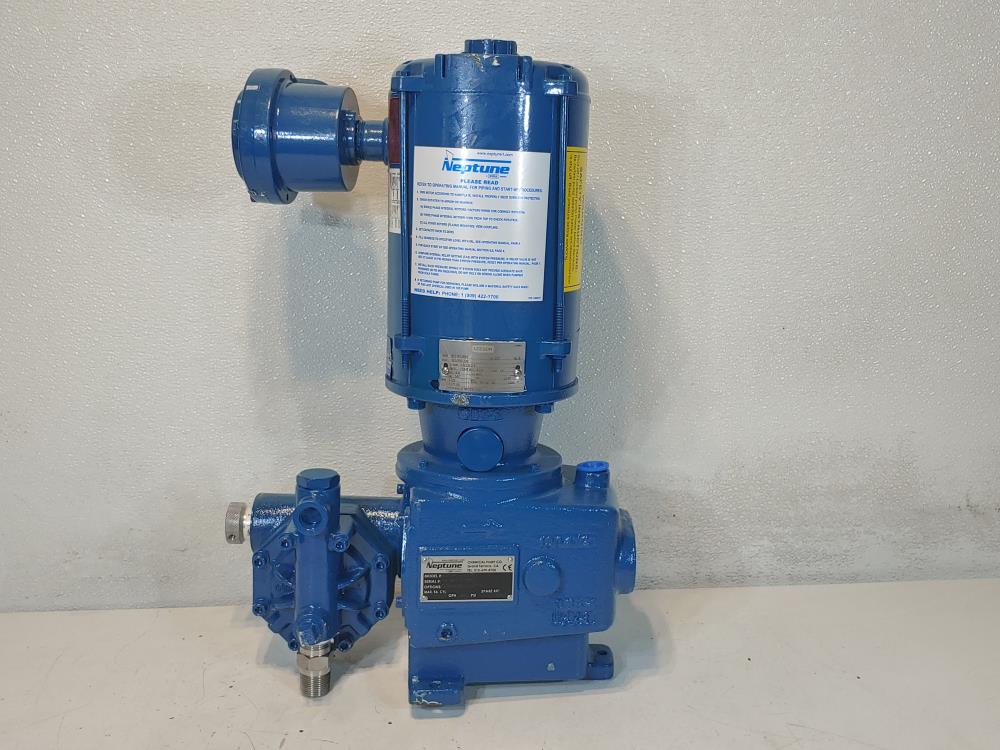 Neptune 532-VS-N3 High Viscosity Hydraulic Metering Pump w/Lesson Motor 