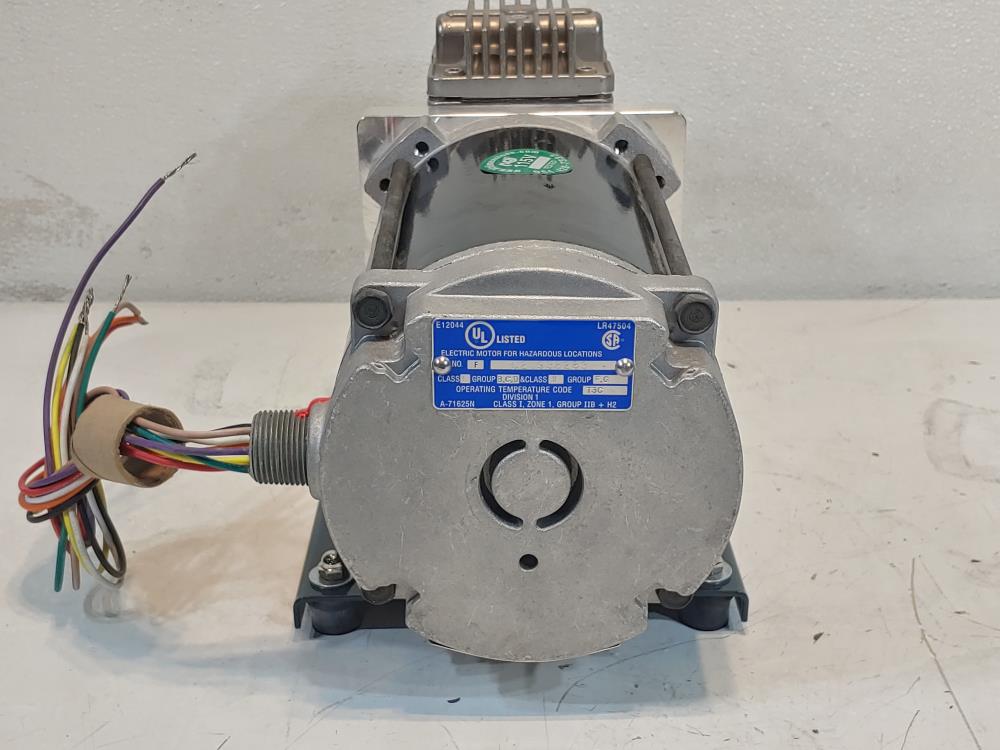 ADI Dia-Vac Pump Model# R221-FT-RA1 w/ Marathon Electric Motor 5KC36PNB429MX P