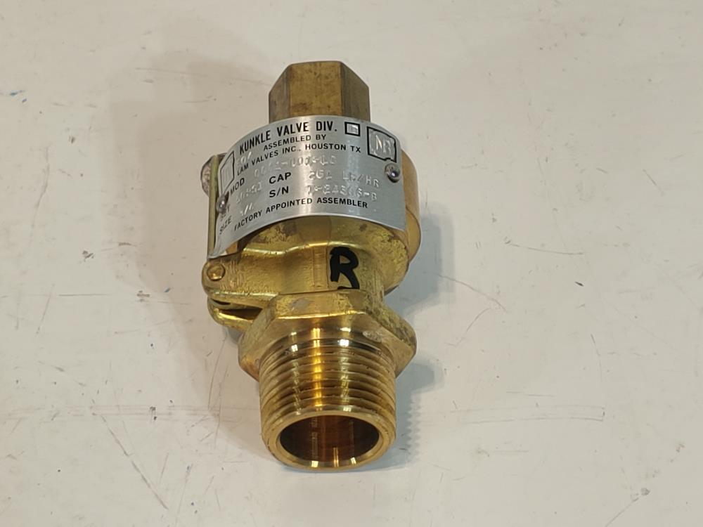 Kunkle 3/4" Pressure Relief Valve 0001-D01-LC