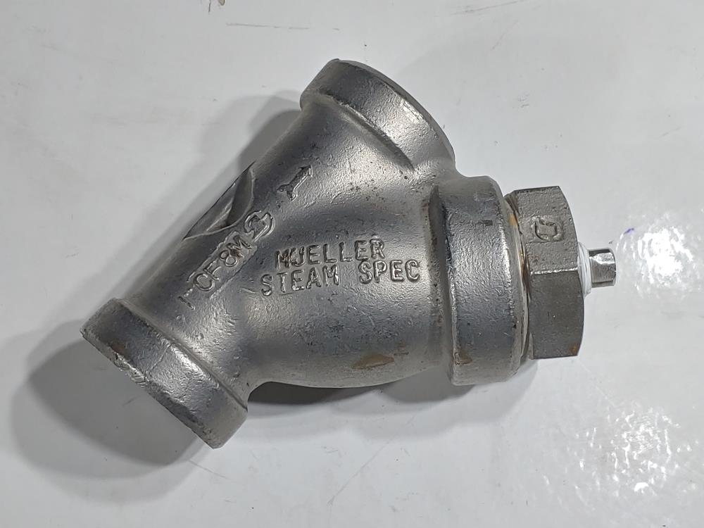 Mueller 1" NPT 600# WYE Y Strainer CF8M Stainless 