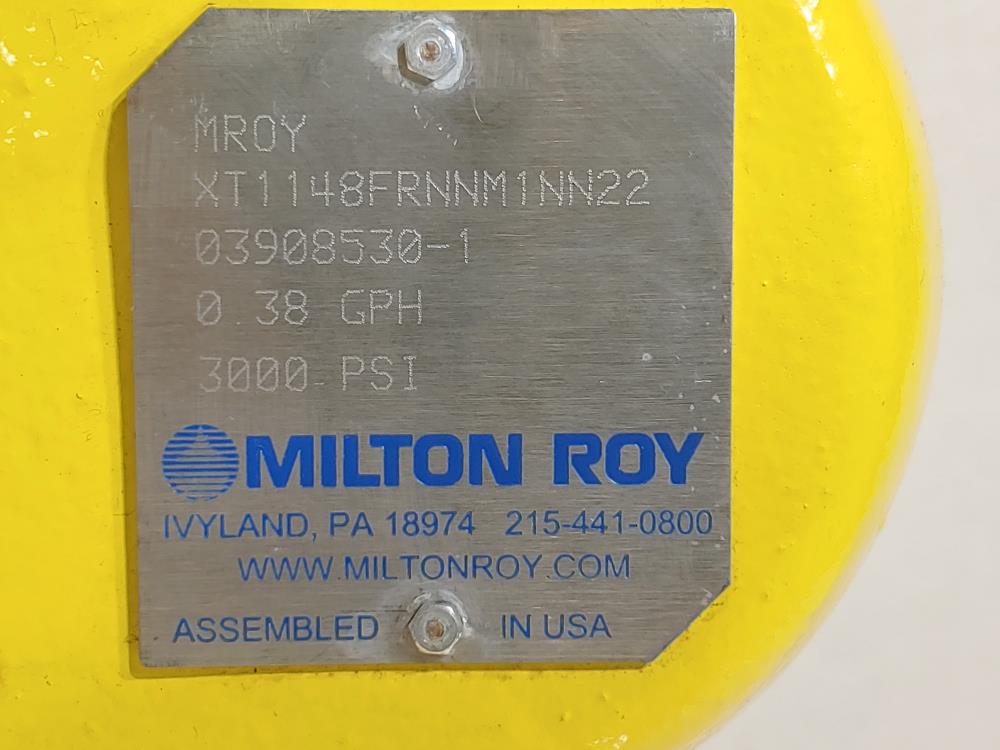 Milton Roy MROY XT Series Metering Pump  XT1148FRNNM1NN22 w/ .75HP Motor 